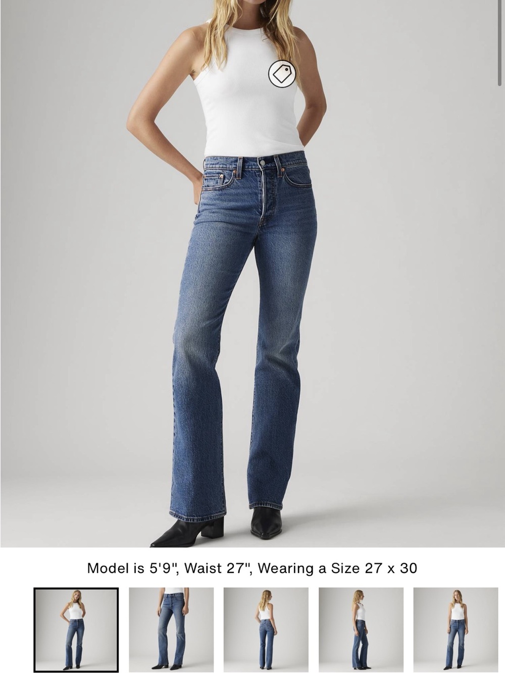 Levi’s wedgie bootcut women’s jean size 33